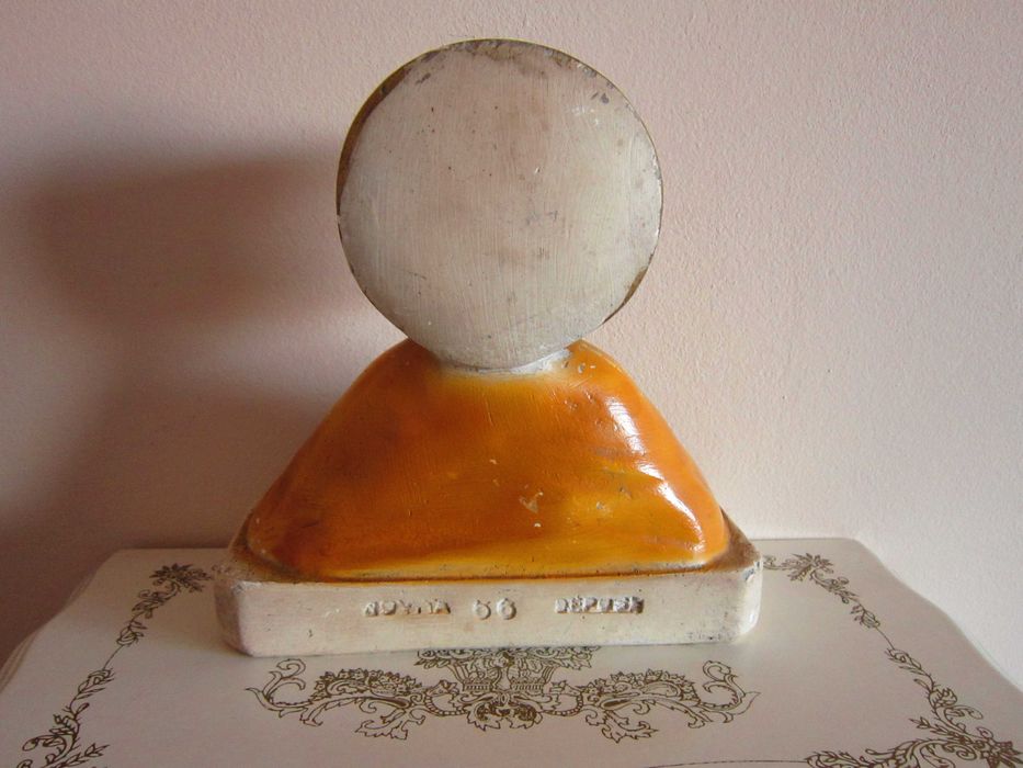 cadou rar MidCentury Păstorul cel Bun Copilul Isus cu miel Franta 1956