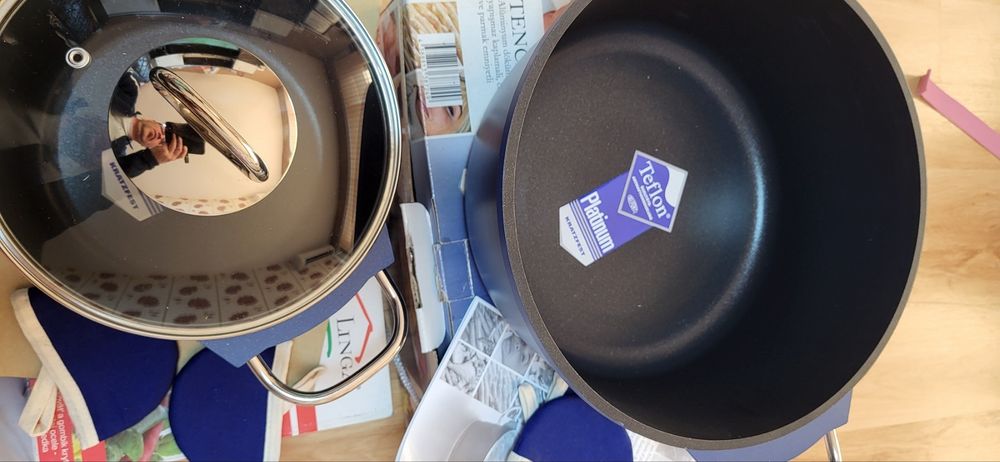 Тенджери професионални с тегло ново покритие