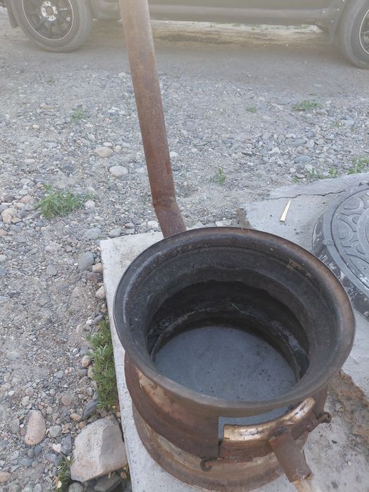 Уличная печка с 13 диска