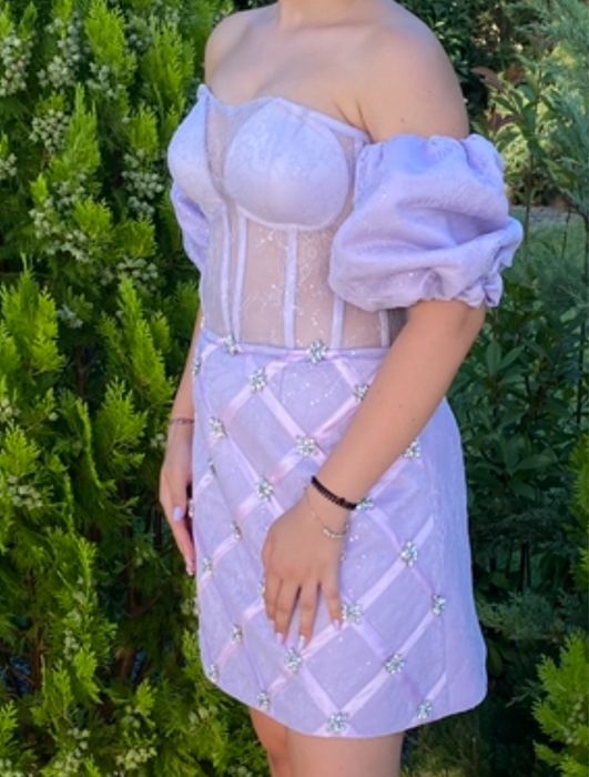 Rochie eleganta mov
