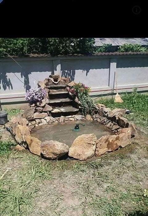 Piatră naturală și montaj/cascade