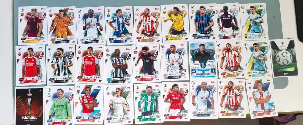 Футболни карти Match Attax Extra – колекция