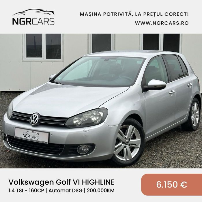 Volkswagen Golf 6 1.4 TSI Highline DSG RATE / TRANSPORT / NUMERE