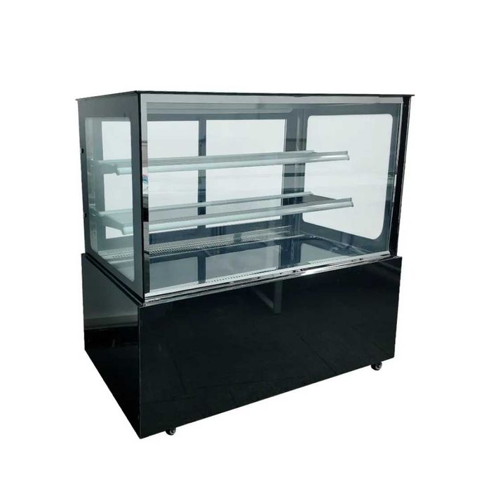 Хладилна витрина за торти 120 см - черна