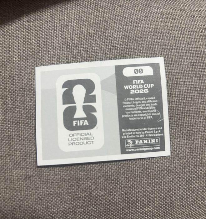 Най-Редкия Panini стикер от световното 2026
