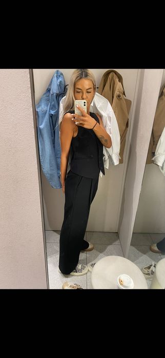 Панталон и елече на Zara