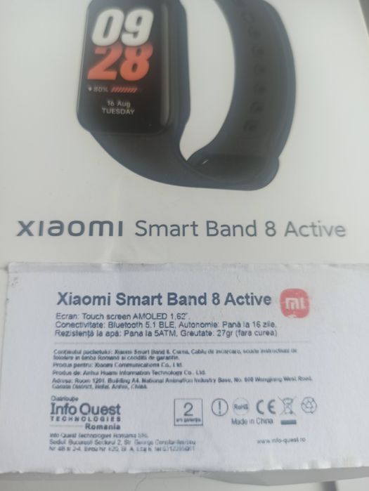 Нова гривна Xiaomi smart band 8 active