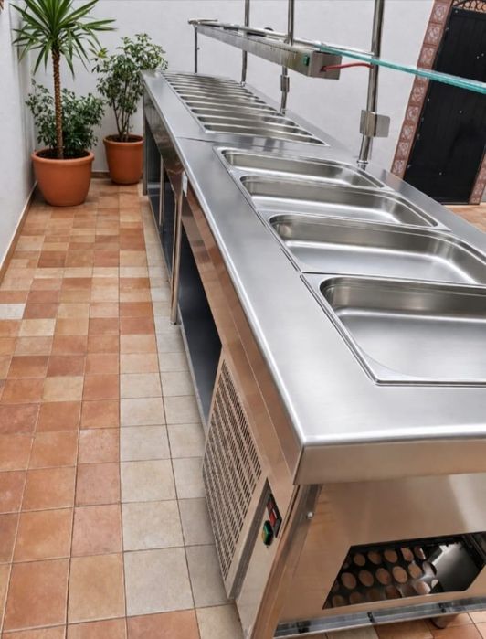 Linie Self service profesionala inox  HoReCa
