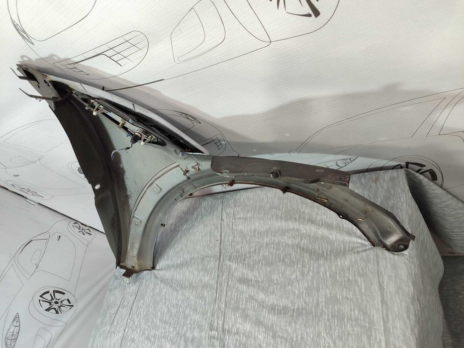 Aripă față stânga MINI Countryman R60 2012 SUV Gri Royal Grey Metallic A48 (2010-2016) Cod:9802607 (2C3)
