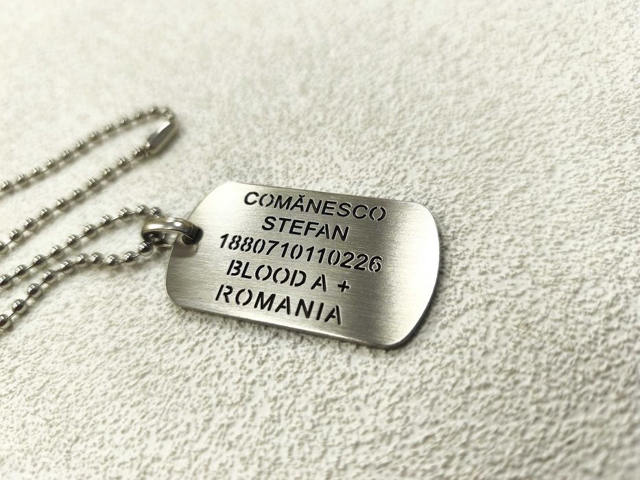Placute Militare Identificare Personalizate
