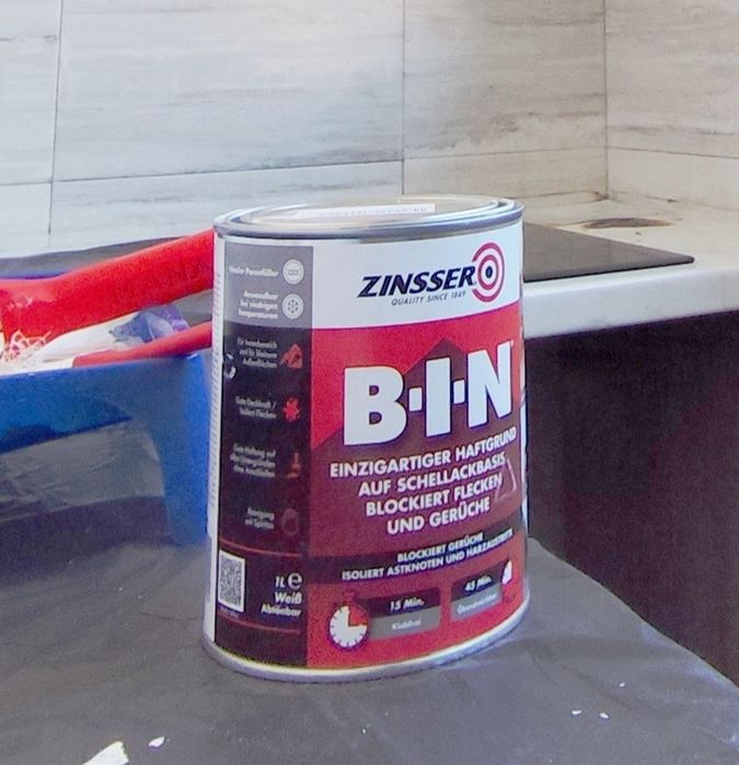 ZINSSER BIN Блокиращ грунд против петна и миризми / 1L