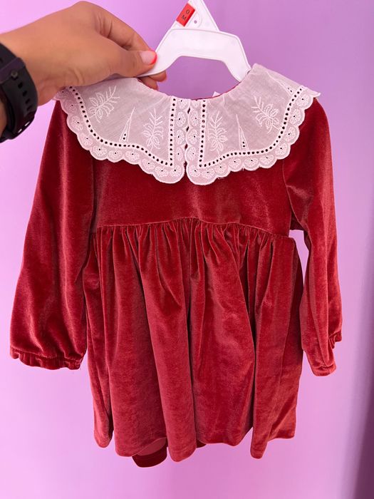 коледна рокля р-р 74/80