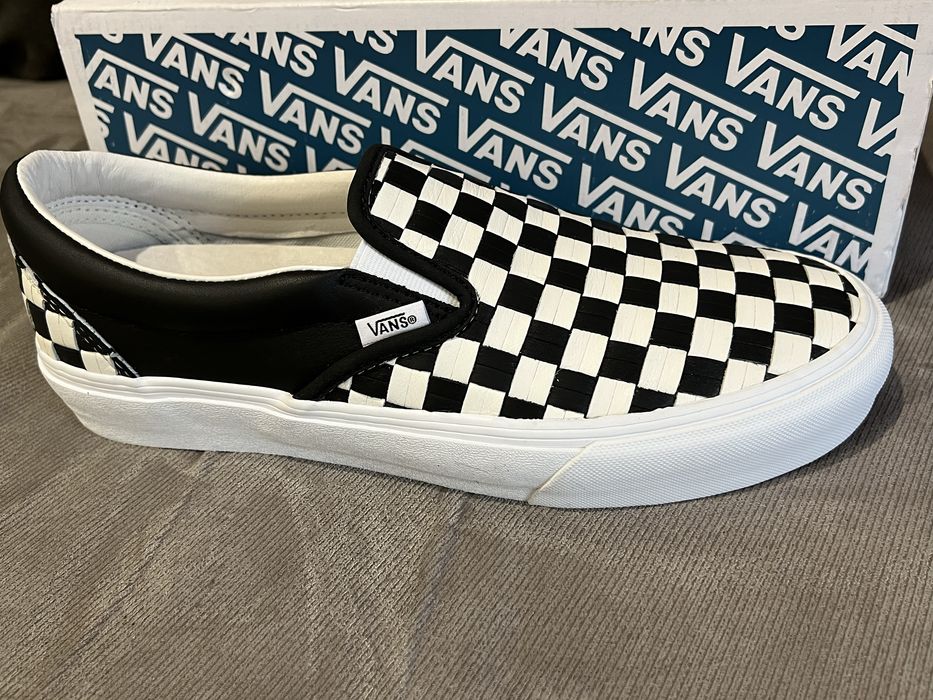 Чисто нови Vans Vault OG Slip On lx Leather Woven размер 43