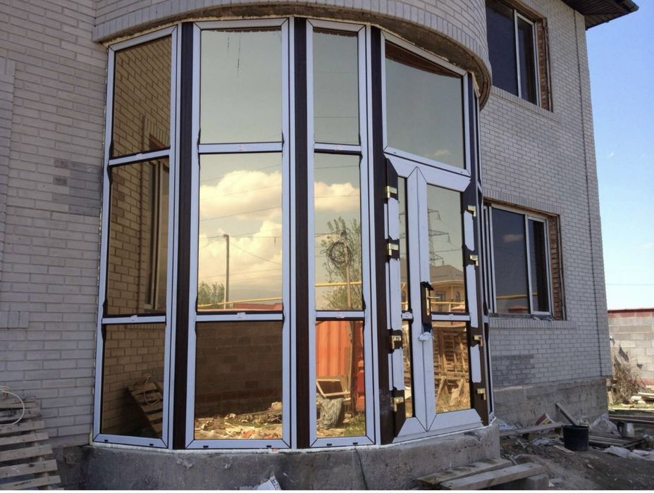 АЛЮМИНЕВЫЕ окна, витражи,входные группы
