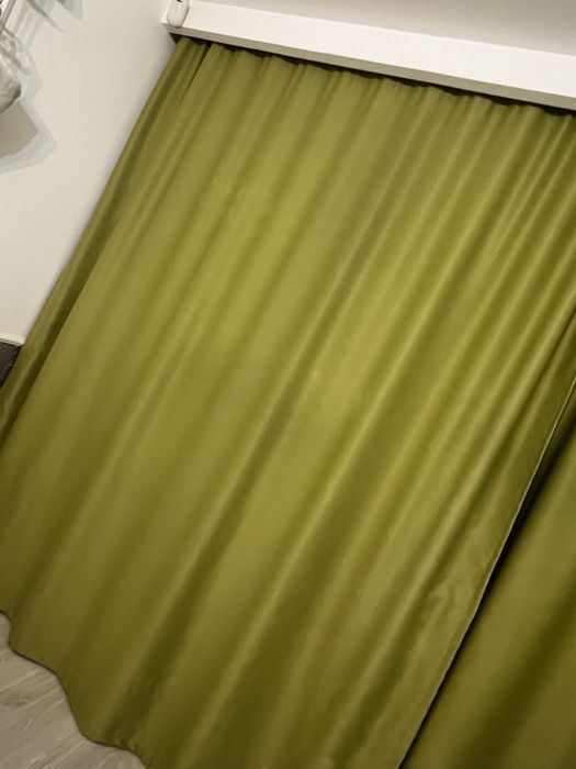 Draperie 4,40 m L-verde opacitate 100% intuneric-verde praz,verde lime