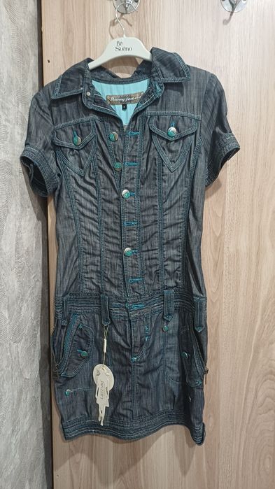 Джинсовое платье