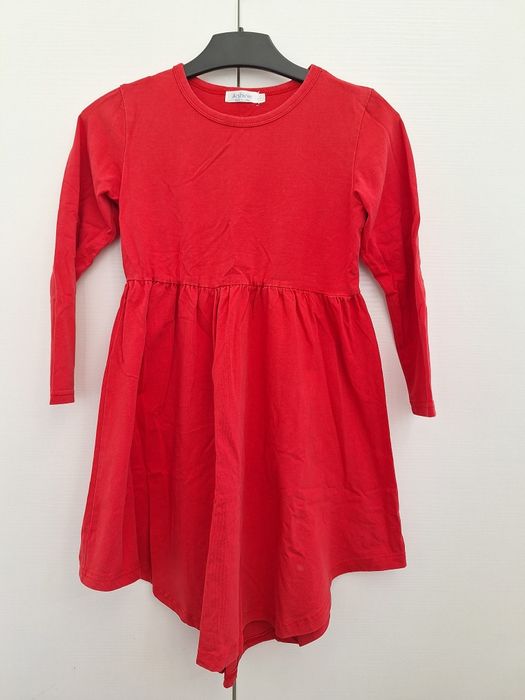 Rochie groasa gradi iarna primavara maneca lunga 116-122 fetite 6 7 an