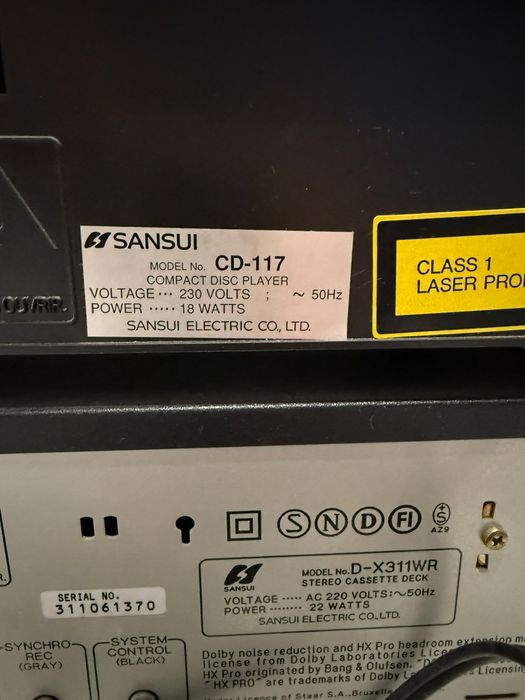 Sistem audio Sansui Made in Japan – Complet – 100% funcțional