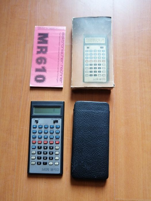 elektronischer taschenrechner MR 610