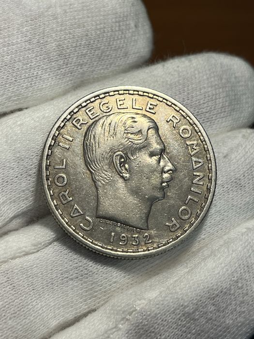 Moneda 100 lei 1932 Carol II, monetaria Londra