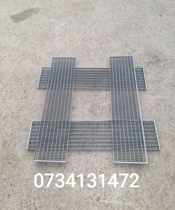 Trepte metalice zincate