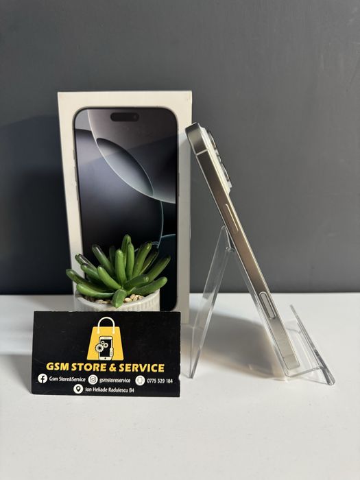 Iphone 16 Pro Max 256Gb White Titanium Baterie Gsm Store&Service