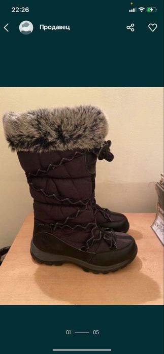 Timberland. Сапоги . Размер 37.Маломерки .