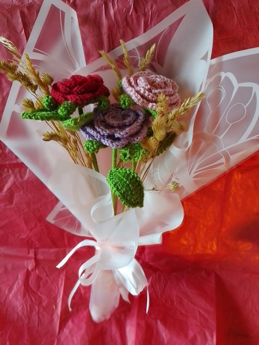 Цветя ръчна изработка