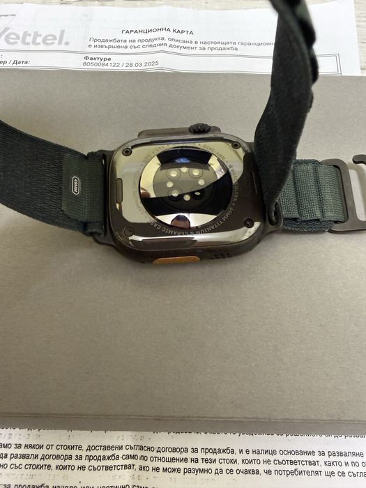 КАТО НОВ Apple Watch Ultra 2 Black LTE 24м. Yettel