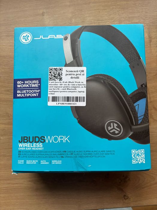 Casti Wireless Jlab Jbuds Work Noi, reducere 150 Ron cu Garantie
