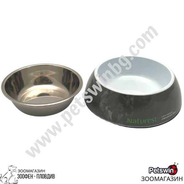 Купа за Домашен Любимец - Куче/Коте- Deluxe Naturest Dual Bowl-S, M, L