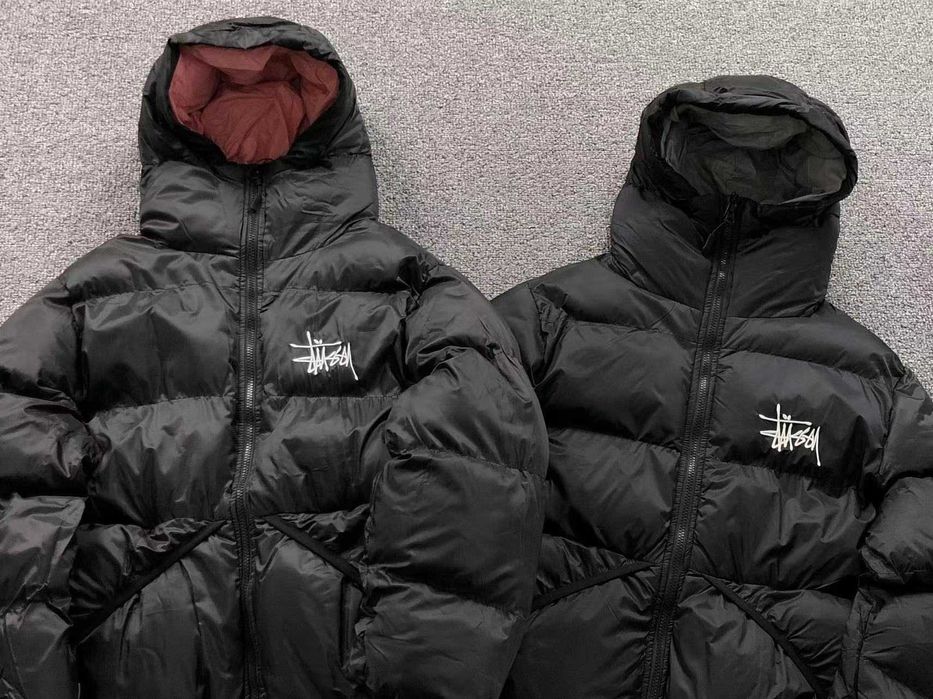 Зимний пуховик stussy micro ripstop | Мужская зимняя куртка