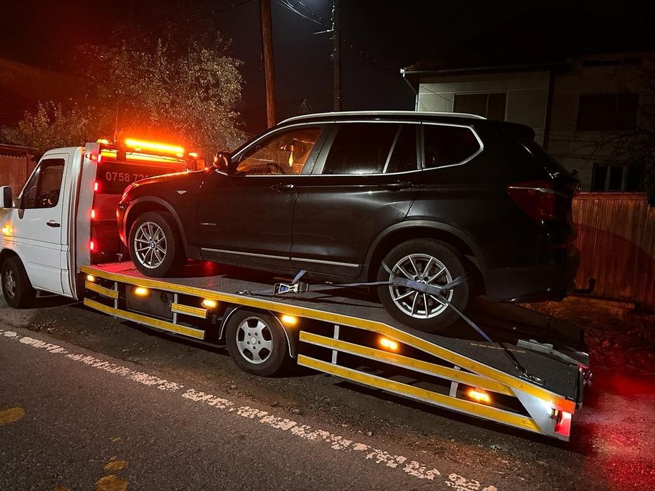 Tractari asistență rutieră transport auto platforma super preț 24H