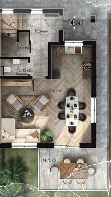 Продава се Къща в Пловдив, Беломорски - 157 кв.м за 1351 €/кв.м - Снимка #1