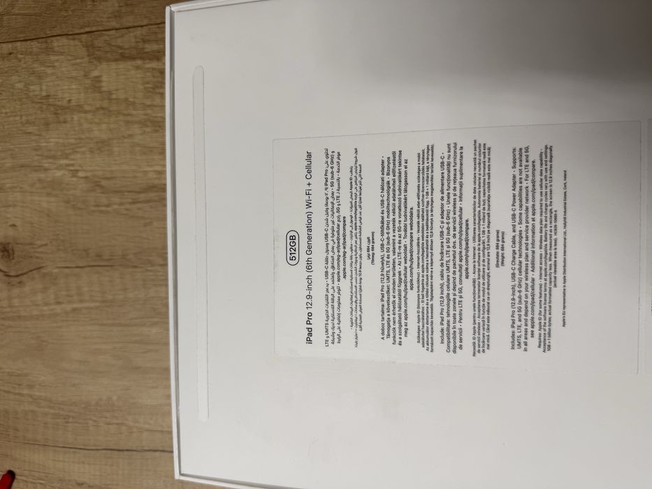 iPad Pro 12.9” (a 6-a generație) 512GB Wi-Fi+Cellular+Magic Keyboard