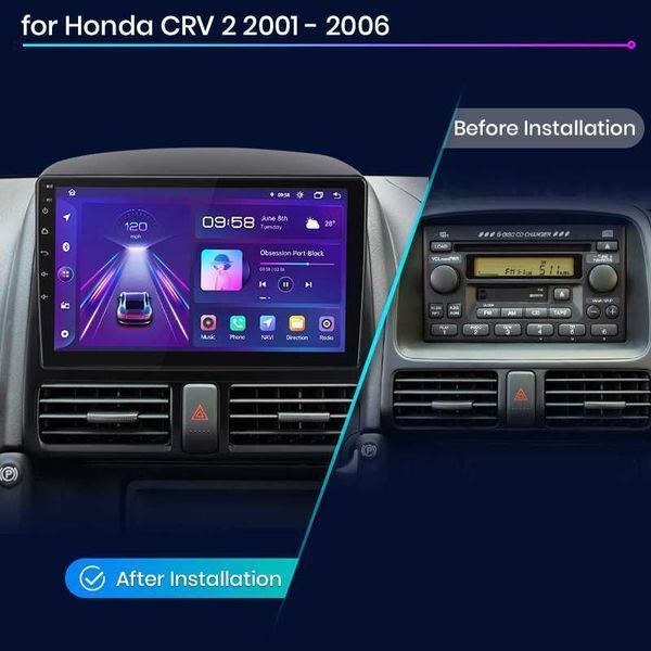 Honda CRV 2 2001г-2006 Мултимедия Навигация Android