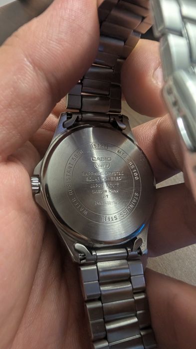 Наручные часы CASIO на солнечной батарее