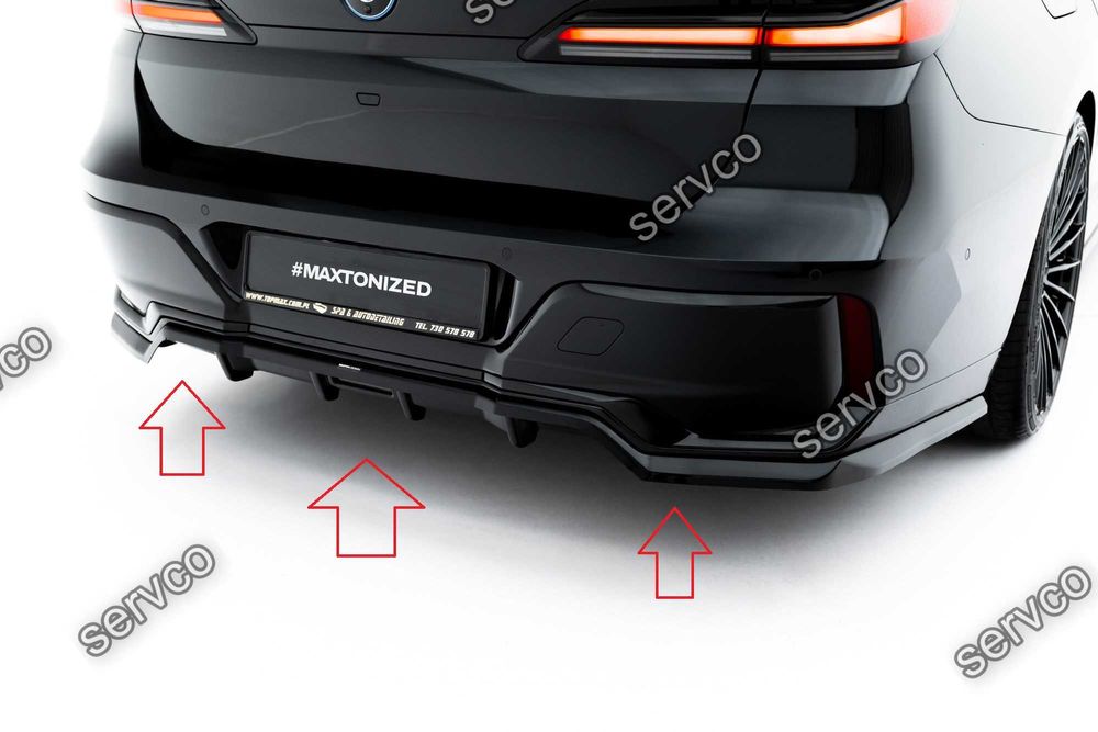 Pachet Set Splitter Exterior Prelungiri Body kit tuning Bmw Seria 7 G70 740d / 740i M-Pack 2022- v17 - Maxton Design