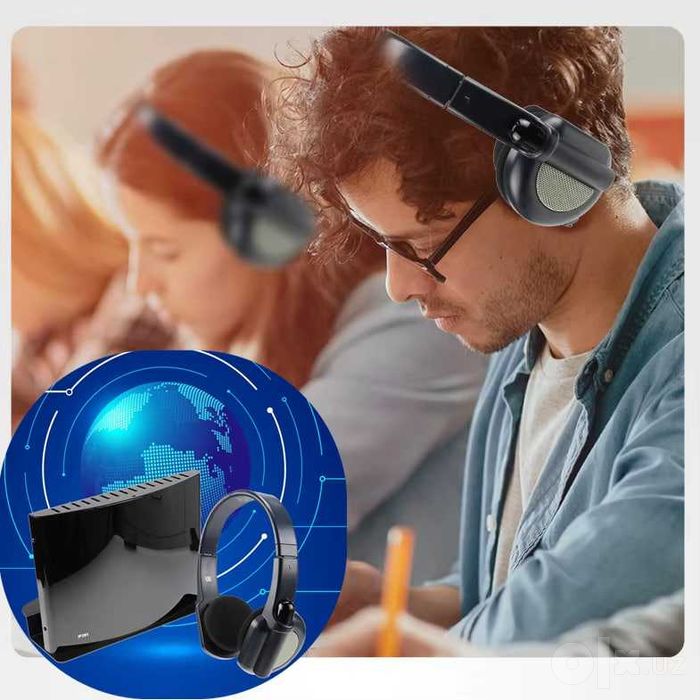Naushniklar va transmitter (IELTS,CEFR, O'quv markazlar uchun)