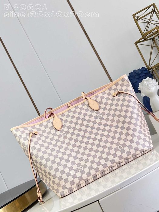 Geanta Louis Vuitton Neverfull Premium-interior roz