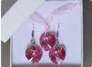 Swarovski Elements кристални сърца