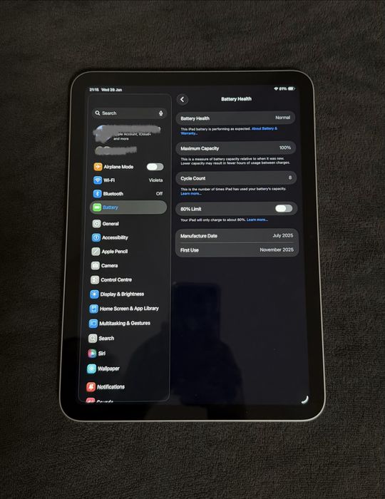 Ipad 11” 2025 (A16) 128 Gb Silver