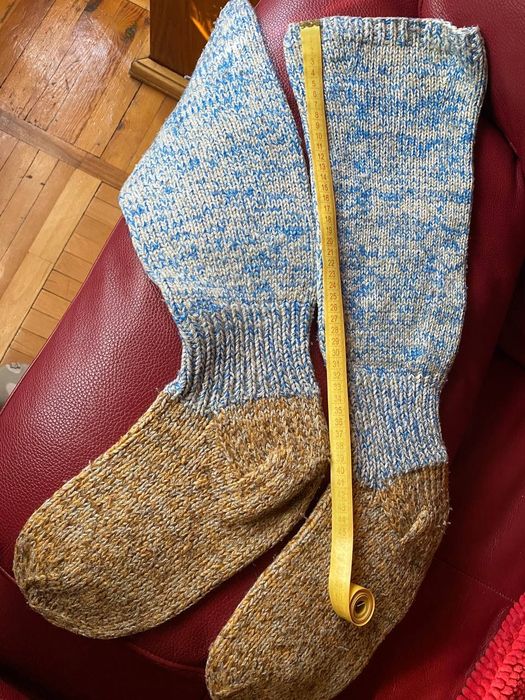 Носки шерстяные, горные. Высокие голенище.