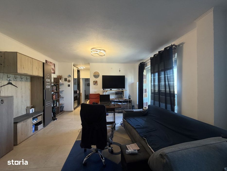 Apartament 2 camere, open space, etajul 1, terasa 8mp in Giroc