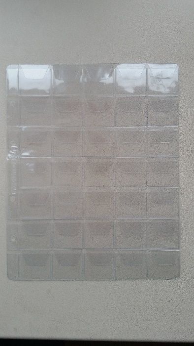 Листы для монет и бонов