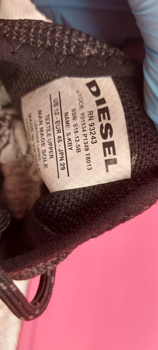 Diesel номер 46 Оригинални  мъжки сникърси
