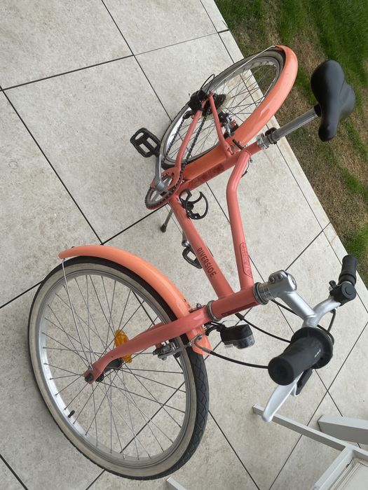 Bicicleta copii 6-9 ani, 20” BTWIN Riverside culoare Corail
