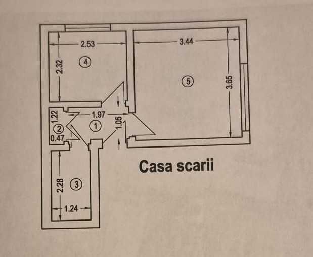 Vand Garsoniera in Centru Medgidia