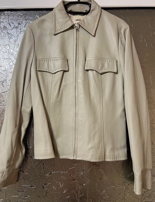 Geaca piele Mango
