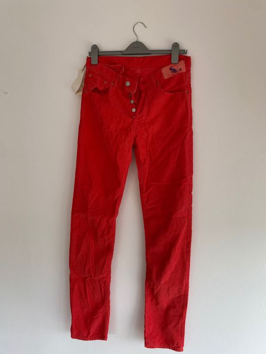 Jeans vintage de catifea